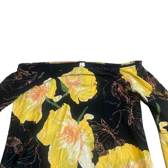 We The Free Birds of Paradise Bell Sleeve Shirt Blouse Top Size Small Women's - Picture 4 of 11
